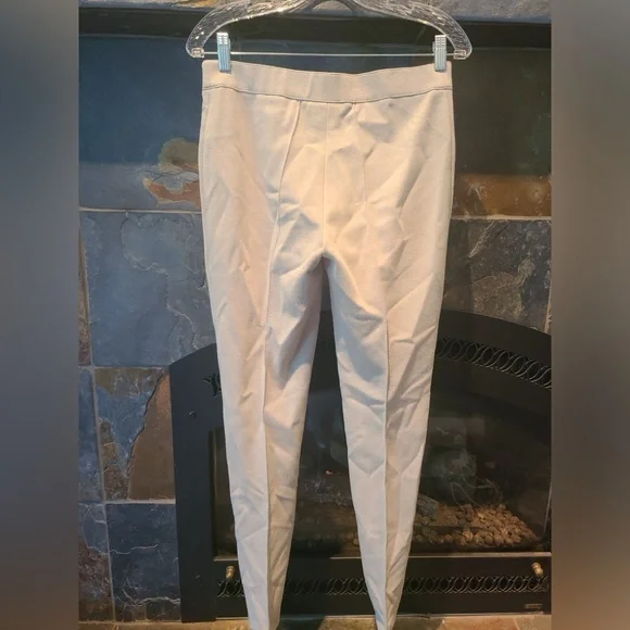Akris Punto Beige Skinny Fit Stretchy Formal Suit/ Dress Pants Slacks Small 6
